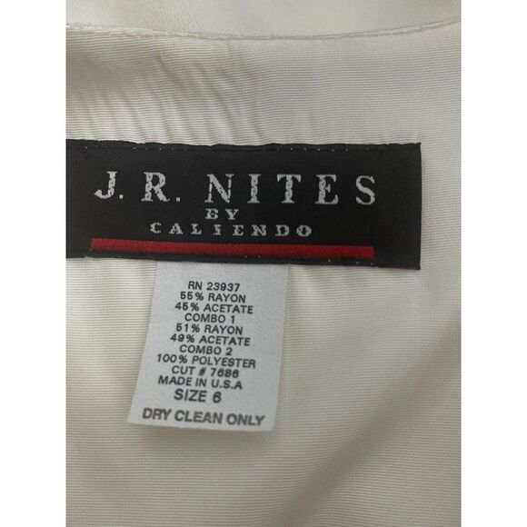 J.R. Nites by Caliendo Tank Dress with Jacket 2 Pcs Set Size 6 - Picture 13 of 13